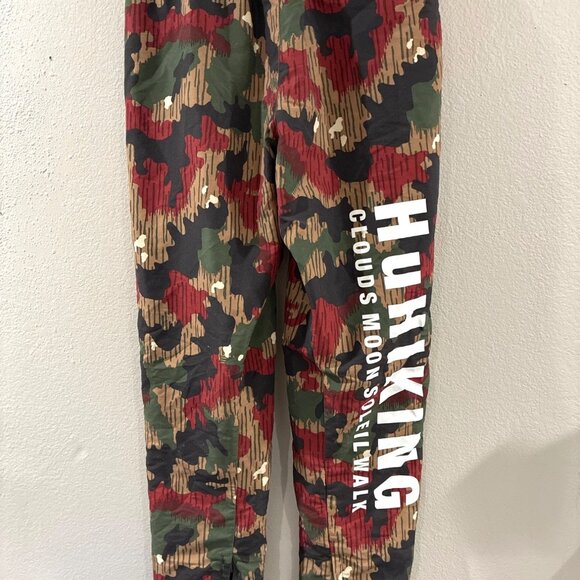 Adidas Pharrell Williams Pants Mens small Camo HU Hiking Trail Zip Joggers - Picture 2 of 12